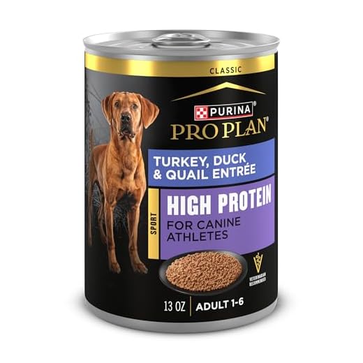 Purina Pro Plan Sport High Protein Dog Food Turkey, Duck and Quail Entree Wet Dog Food - (Pack of 12) 13 Oz. Cans