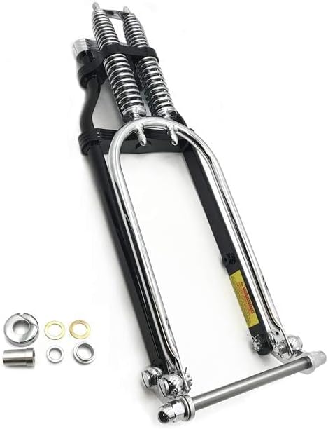 SMT- BOBBER BLACK CHROME CUSTOM SPRINGER FRONT END Compatible With STOCK H-D BIG TWINS [B07M95VJSR]