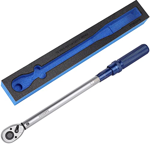 UYECOVE 1/2-Inch Drive Click Torque Wrench, Torque Wrench 1/2 Drive 10-160FT.LB/13.6-217N.M