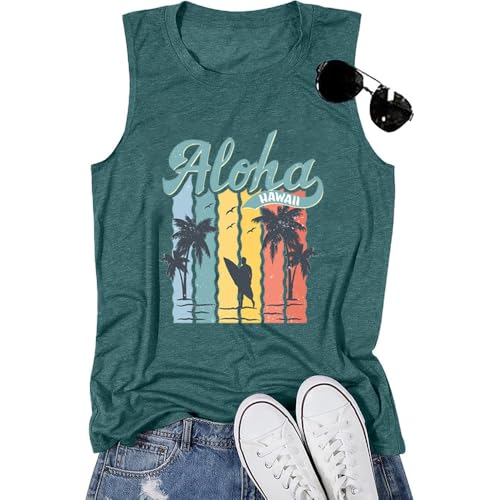 Image of Vacay Mode T Shirts for Women Summer Beach Hawaii Vacation Short Sleeve Tops Holiday Cruise Getaway T Shirts