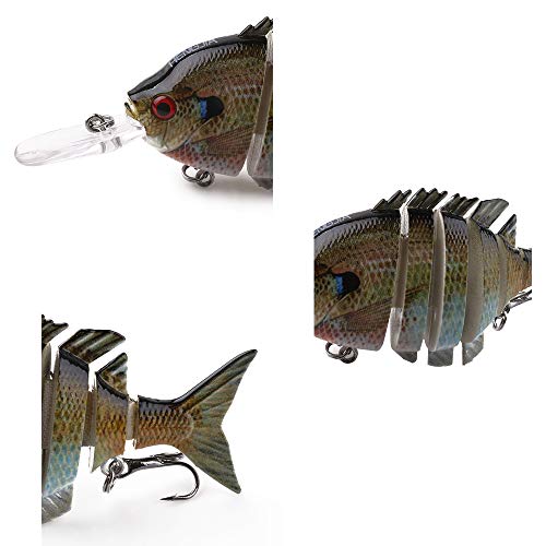 DECDEAL HENG JIA Isca Artificial para Equipamento De Pesca Wobbler Jointed Enguia Isca De Peixes Har