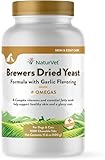 NaturVet – Brewer’s Dried Yeast Formula with Garlic Flavoring – Plus Omegas | Rich in Omega-3, 6 & 9 Fatty Acids | Fortified with B1, B2, Niacin & Vitamin C | for Dogs & Cats | 1000 Chewable Tablets