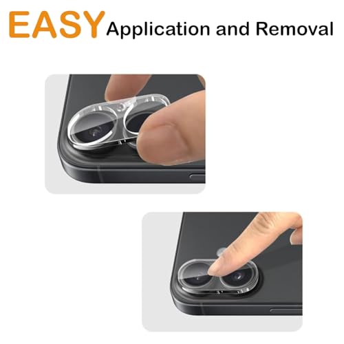 Image of Tempered Glass Screen Protector Compatible for iphone 17 | Front And Back Screen Guard With camera lens protector (Combo)