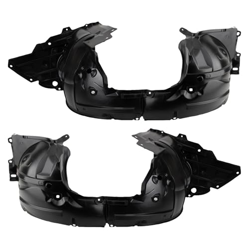 Image of TRQ Front Inner Fender Liner Set Compatible with 2013-2019 Nissan Sentra NI1248133 NI1249133