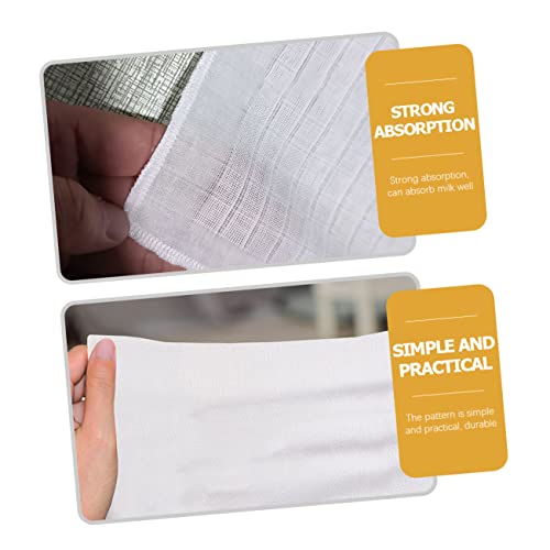 10Pcs Reusable Cotton Cloth Diaper Inserts Soft Water Absorbent Washable Burp Cloths for Newborns Lightweight for Travel and Daily Use4