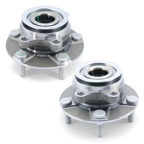 Image of 2pack Front Wheel Hub and Bearing Assembly Fit for Nissan Rogue 2008-2013, Rogue Select 2014-2015, Sentra 2007-2012,2.5L 2009 2010 2011 Wheel Hub and Bearing Assembly 5 Lugs w /ABS 513298