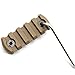 5/7/9/11/13 Slots mlok Picatinny Rail Sections Aluminum Mount Adapter Tan Printed (5 Slots / 56mm)