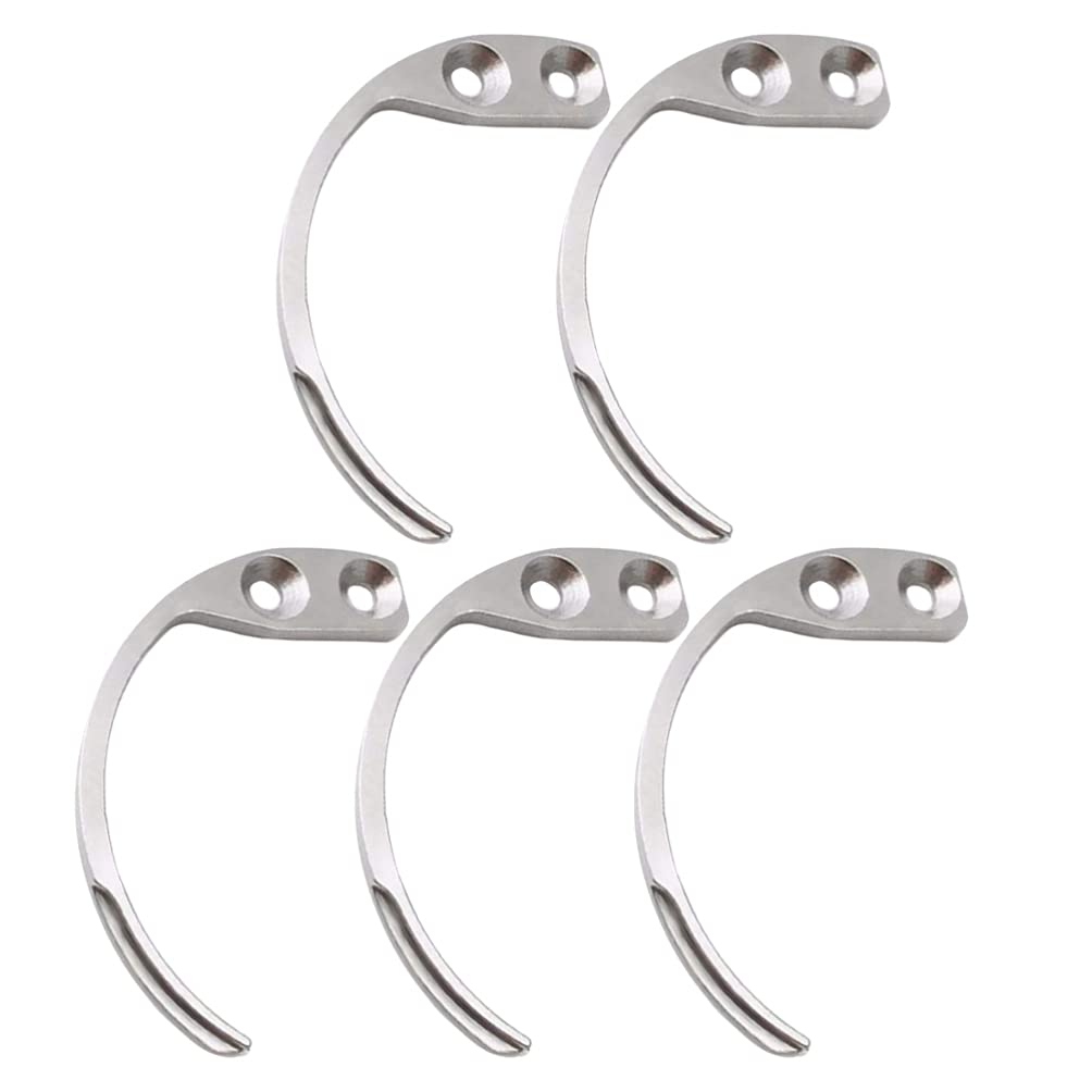 Hemobllo 5pcs Slipper Hard Tag Hooks Detaching Hook Tag Remover Handheld Separator Hook for Hard Tags Bottle Opener Label Remover