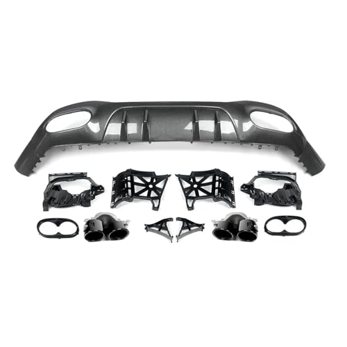 Difusor trasero Benz Clase A W177 para transformar la zaga de serie en look carbono A45s