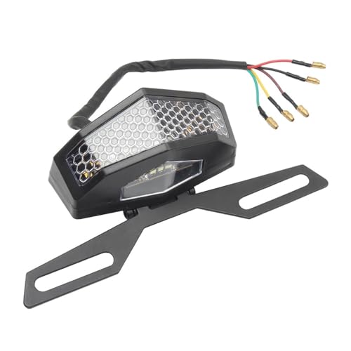 Motorcycle Tail Light L-ed Universal Brake Light Stop Turn Flashing Fit For Harley Fit For yamahaa Rear Cafe Racer Motor Bi