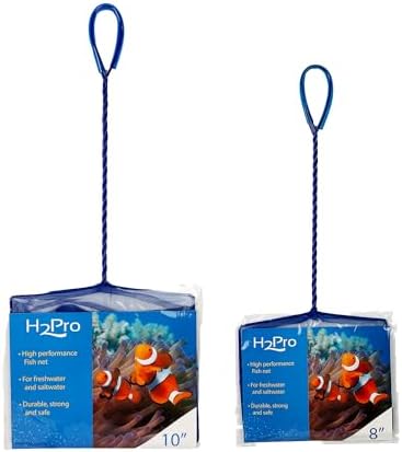 H2Pro Blue Aquarium Fish Net Set – High Performance Fine Mesh Fish Tank Nets with Durable Handles for Freshwater & Saltwater Aquariums image 4