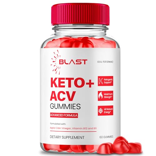 Blast Keto ACV Gummies, Keto Blast ACV Gummies, Blast Keto + ACV Gummys Supplement - Maximum Strength, All Natural Support Formula Keto+ACV, Official BlastKeto Premium Gummy Reviews (1 Pack)