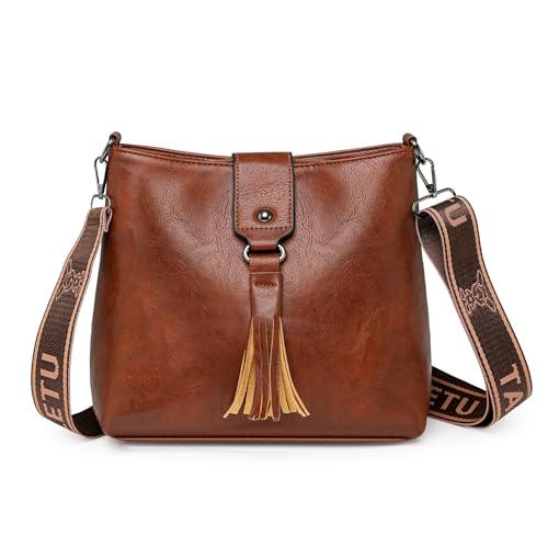 Sac à bandoulière femme avec large sangle amovible en simili