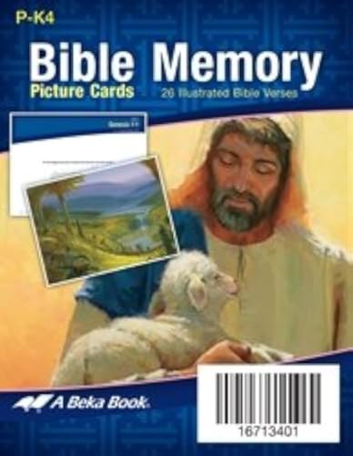 Miniature Bible Memory Picture Cards - Abeka Preschool and Kindergarten Bible Verse Cards