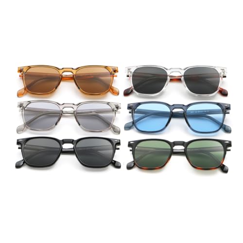 Square Sunglasses Men Women UV400 Retro Eyewear CP Frame Acetate Sunglasses Summer Glasses4