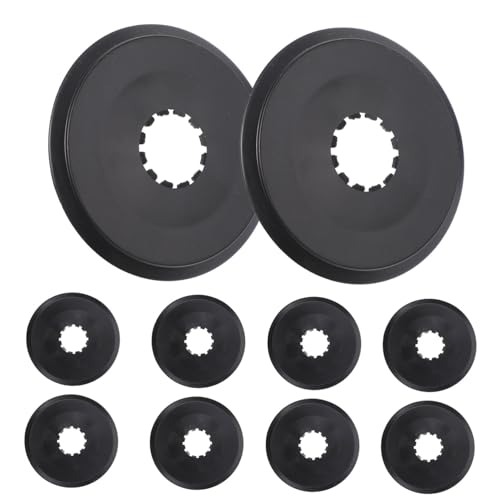 GALPADA 10pcs Flywheel Guard for Mountain Bikes Spoke Protector Bicycle Mud Guard Plastic Material