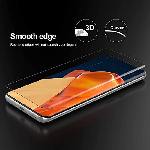 Image of Advanced Curved UV Tempered Glass for Oneplus 9 Pro (Transparent, Pack of 1) Advanced Border Less Full Screen Coverage UV Screen Protector Guard with Installation Kit