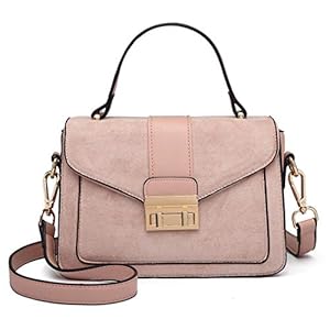 Miss Lulu Handtas Klein Handvat Tas Vrouwen Elegant Schoudertas Suède Kunstenaar Aarde Shoppers
