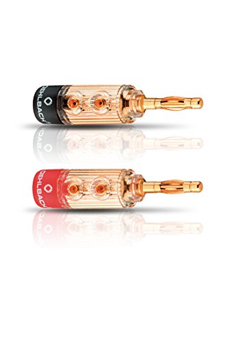 Conectores coaxiales Oehlbach XXL Fusion de 4 unidades para cable de audio digital