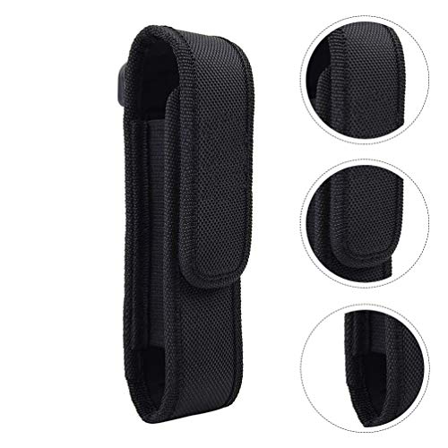 HEMOTON 1 Unidade Estojo De Couro De Armazenamento De Capa Protetora De Lanterna Trela De Náilon Lan