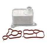 Roneeson Engine Oil Cooler with Gasket for Audi A3 A4 A5 A6 Quattro RS3 A7 Sportback A8 Q3 Q5 Q7 Q8 TT, VW Aeteon GTI Golf R Beetle Cabrio