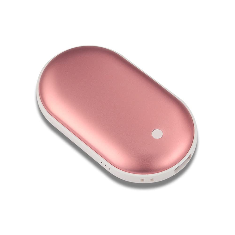 Chauffe-mains de poche USB 5200mAh contre les mains froides en hiver lot de 2