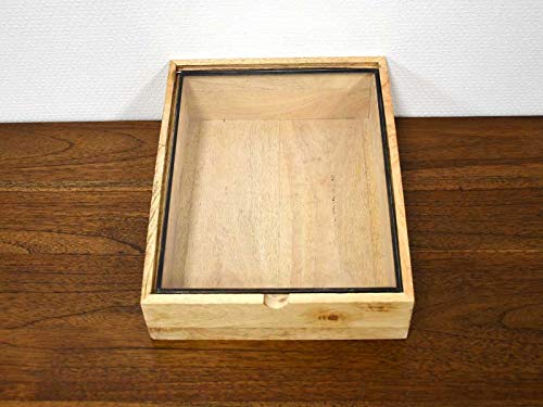 Amazon.co.jp: ガラスコレクション ウッドケース テーパー
