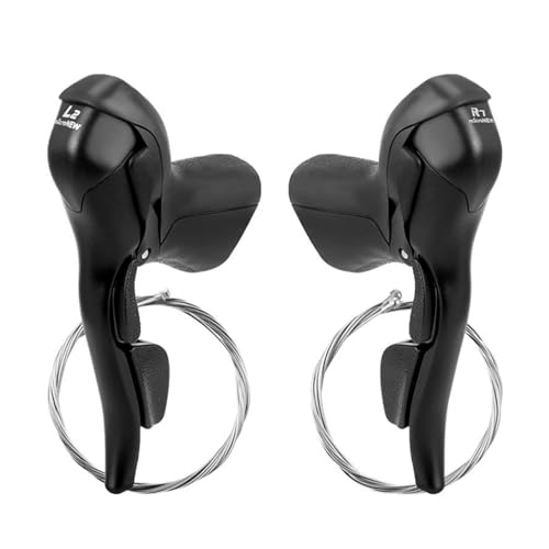Manette de vitesse vélo, Levier frein pour 2 7 8 9 10 11 vitesses, Manettes route diamètre 0,93-0,95 pouces, noyaux variable frei