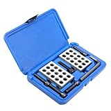 Aspaton Pair of 1 x 2 x 3 Inch Parallel Block Sets with Screw 23 Holes 1/10,000th Precision with Case