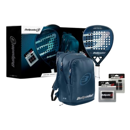 Bullpadel Pacote de raquete de padel Vertex 04 Comfort 2025 | Conjunto profissional de padel | Raquete de remo em forma de diamante, rosto fibrix, núcleo MultiEva e Curvaktiv | Inclui mochila Vertex