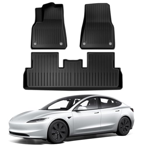 Pedigree Floor Mats Compatible with Tesla Model 3, Custom Fit Floor...