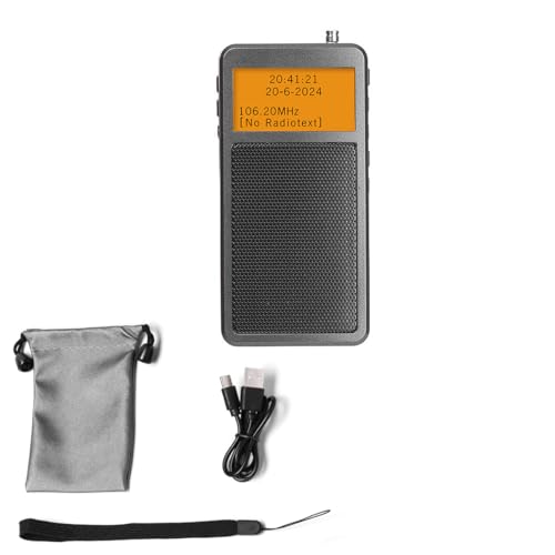 Radio FM portátil de bolsillo con salida Bluetooth y minirradio de sintonización privada