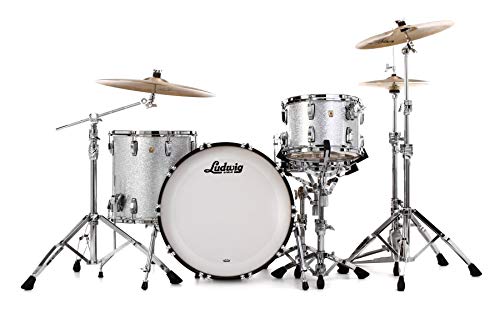 Ludwig Classic Maple Fab 22 Shell Pack - Silver Sparkle