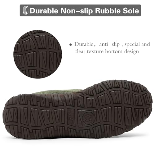 Image of shoeslocker Mens Slippers Microsuede Moccasin Memory Foam House Shoes green 14, 3haogreen-14