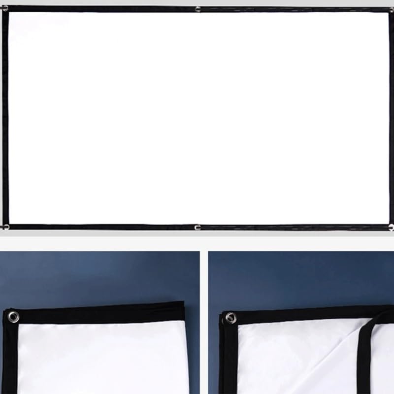 Funda delgada para pantalla de proyector para colgar, para cine/presentación miniatura 5