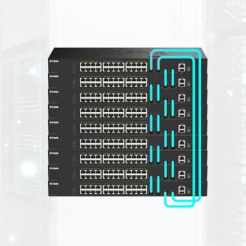 Image of D-Link DGS-1530-52P Stackable Smart Switch 48 Ports 1G PoE+, Power Budget 370W + 4 Ports 10G SFP+, 6kV Surge Protection on ethernet Ports, QoS, Enterprise Security, RPS Support