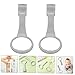 FOYTOKI 4pcs Pull up Rings for Crib Sling Fitness Ring Toy Strap Pull up Bar Play Pen Toys