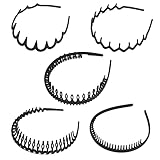 haarschmuck schwarze perlen 【Vielseitiger Stil】Mit 5 verschiedenen Stilen zur Auswahl können Sie das passende Haarband für Ihren Look auswählen und es in verschiedenen Situationen tragen.