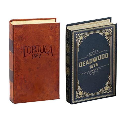 Tortuga 1667 and Deadwood 1876 Board Game Bundle - Games of Strategy, Deceit, Cards, and Luck