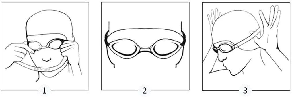 Gafas de natación for Hombres, Mujeres, Adultos, jóvenes y niños con Lentes espejadas/Transparentes, protección UV, antivaho y sin Fugas.(Blue)