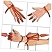 OHPHCALL 3-Finger Archery Gloves Finger Protective Guard Archery Protective Gear for Shooting Guard Sports Glove Protection Accessory
