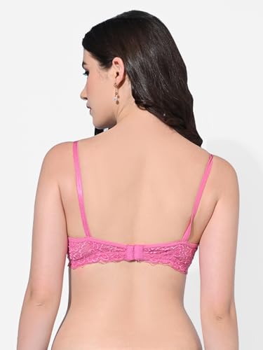 Image of FIMS - Fashion is my style Women Cotton Blend Padded Non-Wired Everyday Bra Pack of 1 Cup- B Multicolor