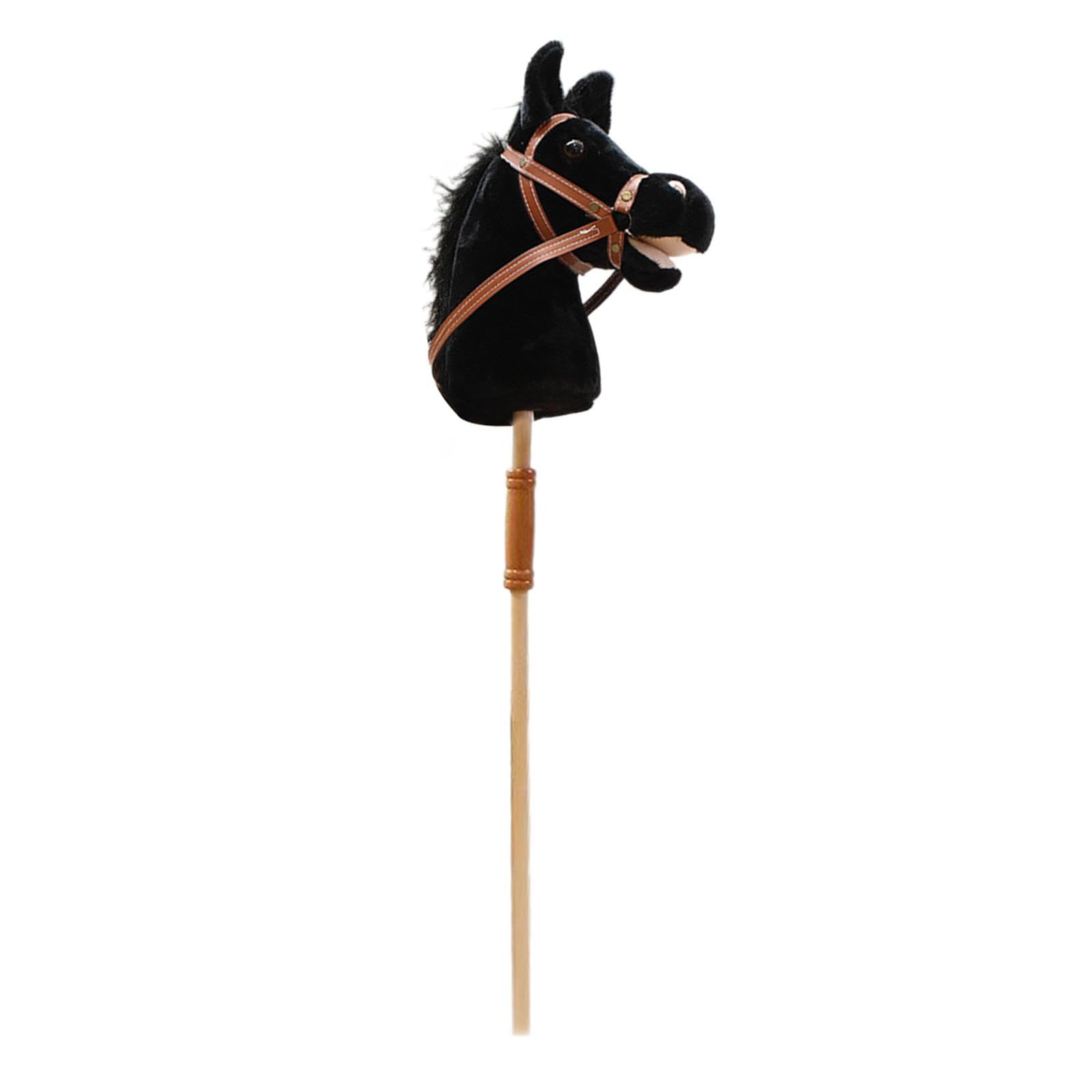 Amazon.co.jp: スティック乗馬おもちゃ木製ポール、楽しい、木製