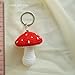 Knitted Handmade Crochet Cute Mushroom Keychain Key Ring Purse Pendant