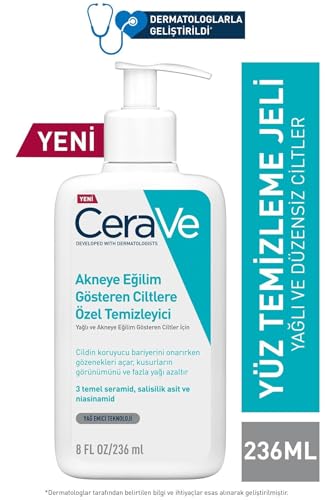 Yağlı ve Düzensiz Cilt için Yüz Temizleme Jeli, 236 ml