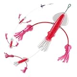 Flippy Floppy Thing Fishing Daisy Chain Tuna & Marlin Magnet by Squidnation (Tuna Candy & Pink)