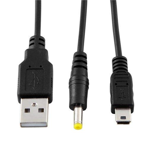 CABLEPELADO - Cable USB Carga Datos Compatible con Sony PSP 1000 2000 3000 | Transferencia Rápida y Carga Simultánea