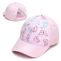 Cap Kinder Mädchen 3-8 Jahre,Kappe Verstellbarer Snapback,Regenbogen Baseballkappe,Sonnenhut Sommermütze Kinder Basecap Schildkappe für Mädchen und Jungen Outdoor