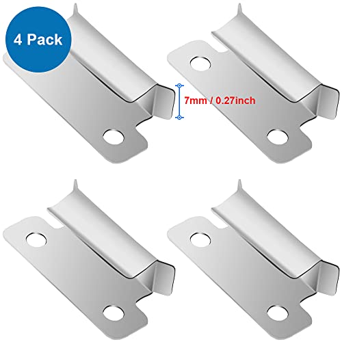 MMOBIEL Confezione da 4 morsetti per piatto