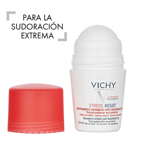 Desodorante Stress Resist 72H Roll on 50ml, Vichy, Branco